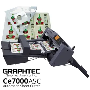 Graphtec CE7000-ASC 15-inch Vinyl Desktop Sheet Cutter and Media Tray