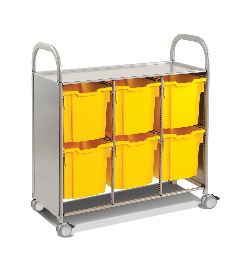 Gratnells Callero Plus Treble Cart - 6 Jumbo Trays