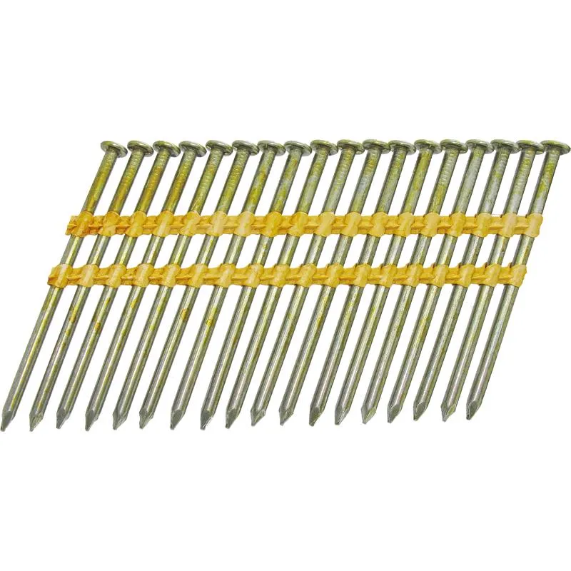 Grip-Rite 2-3/8 in. L X 12 Ga. Angled Strip Bright Framing Nails 21 deg 5000 pk