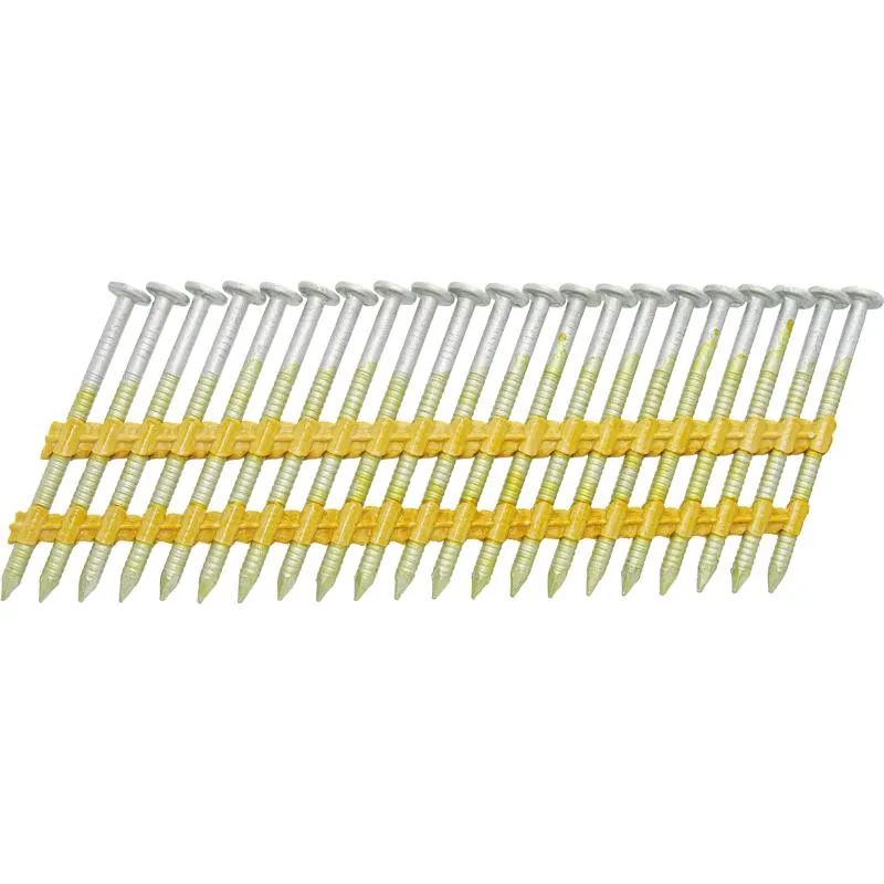 Grip-Rite 2-3/8 in. L X 12 Ga. Angled Strip Hot-Dip Galvanized Framing Nails 21 deg 5000 pk