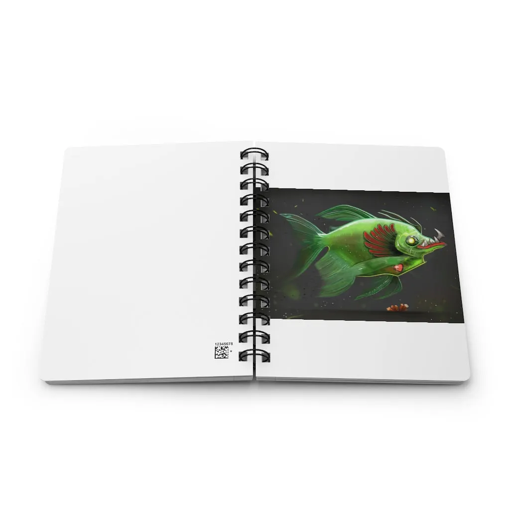 Hook Lung Jaw Spiral Bound Journal