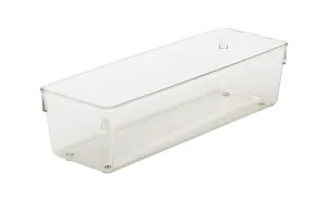 iDesign Linus 3 in. H X 4 in. W X 12 in. D Plastic Drawer Organizer