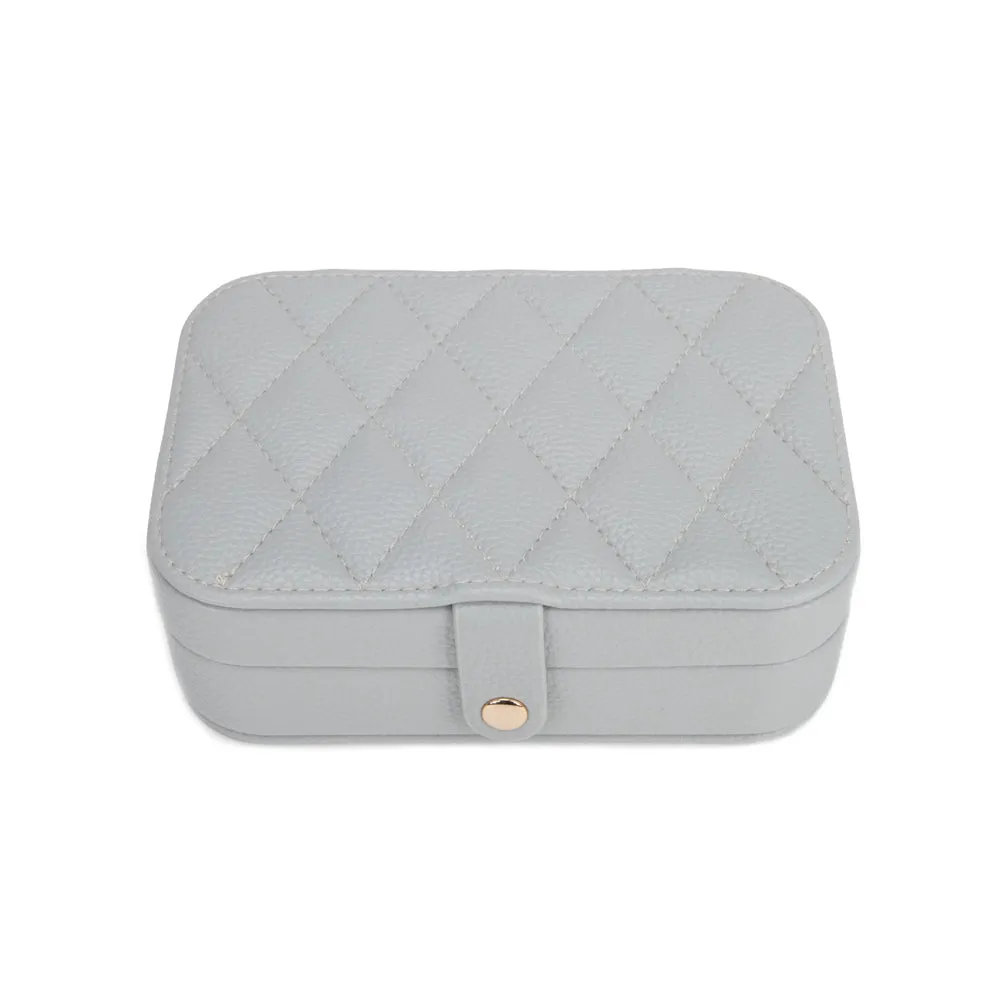 Leah Quilted Travel Jewelry Organizer