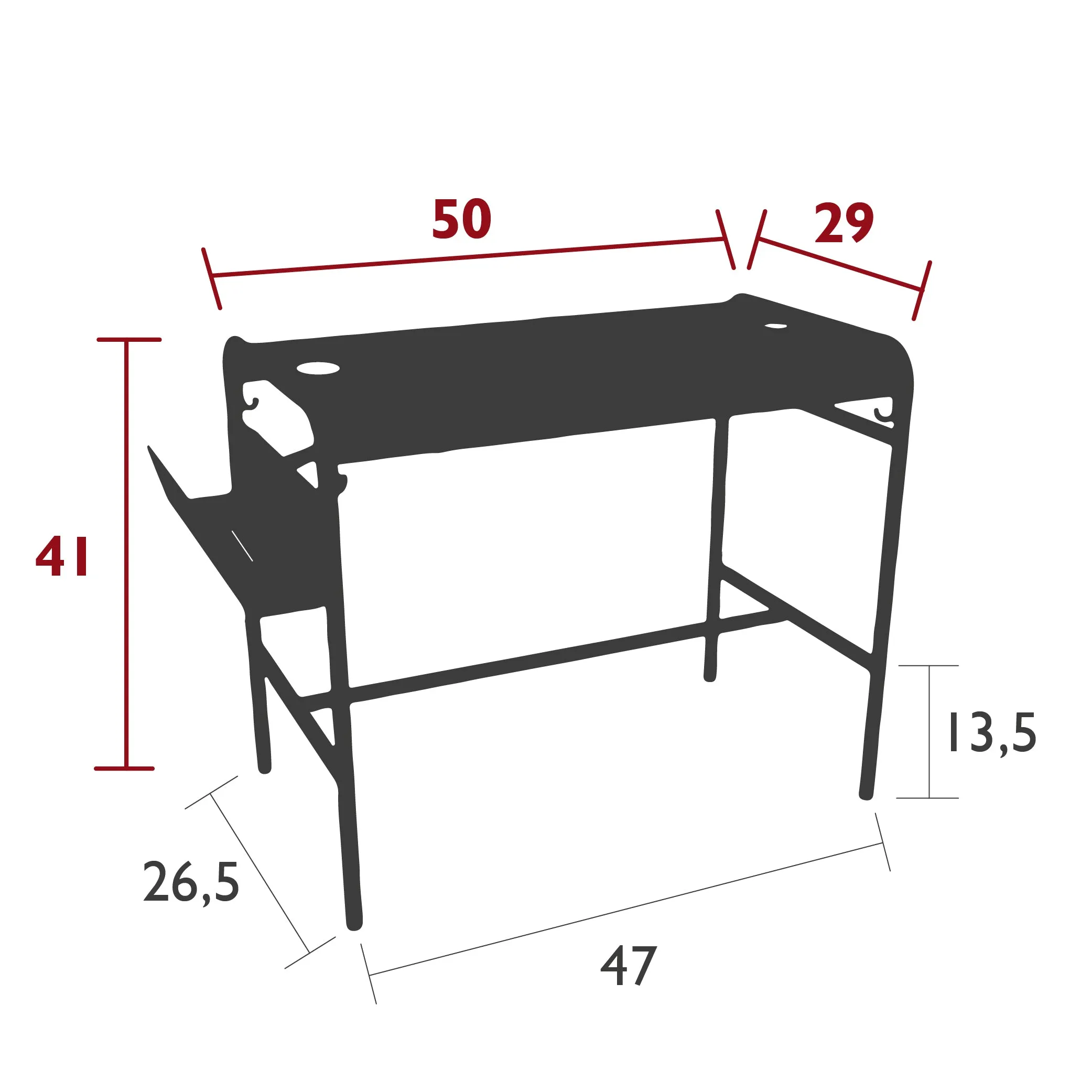 Luxembourg Work High Table