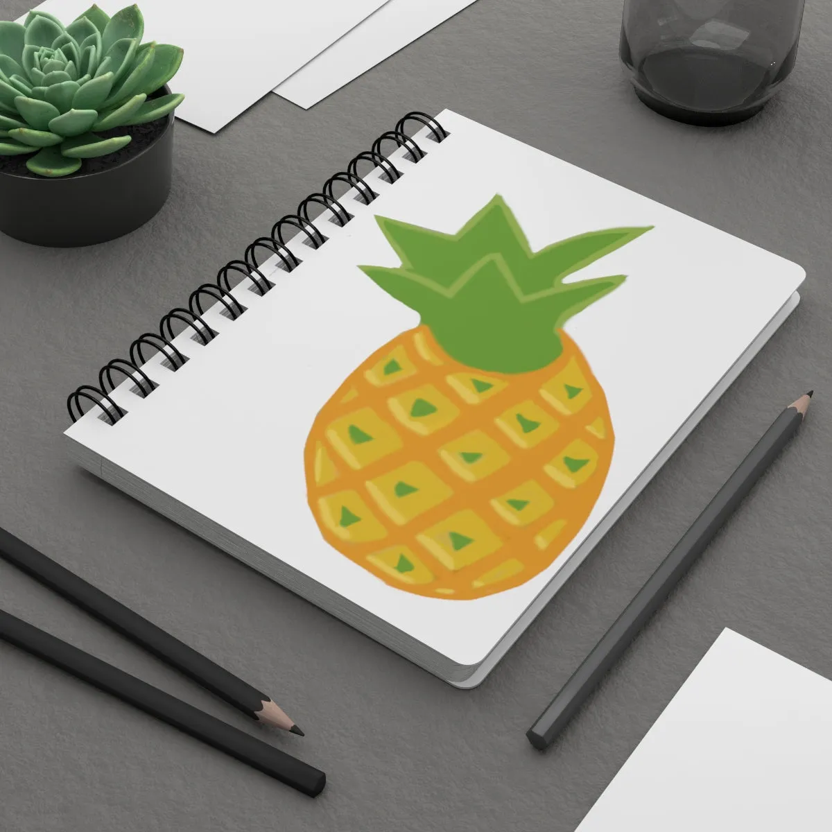 Pineapple Spiral Bound Journal