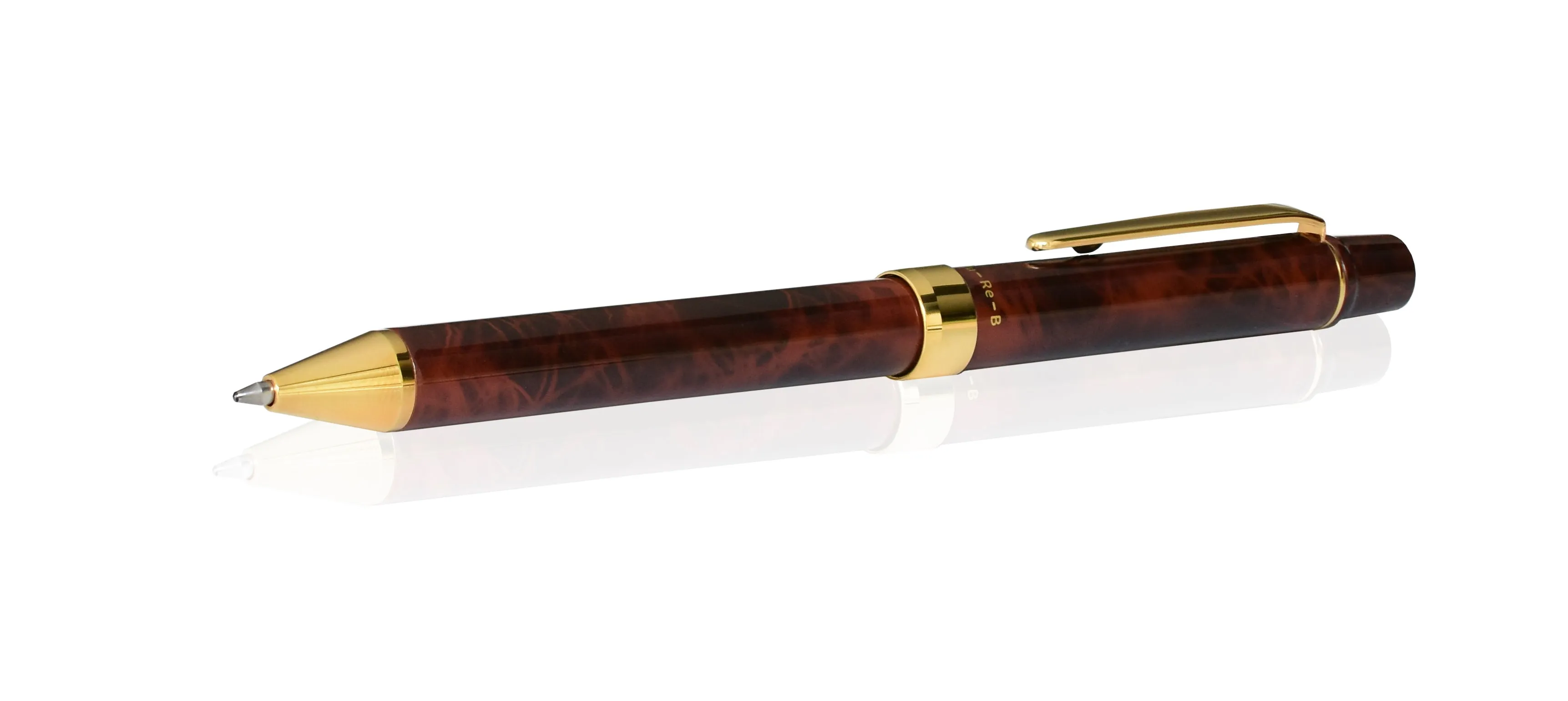 QuadPoint Twist Pen, Brown Marble (TP30BR)