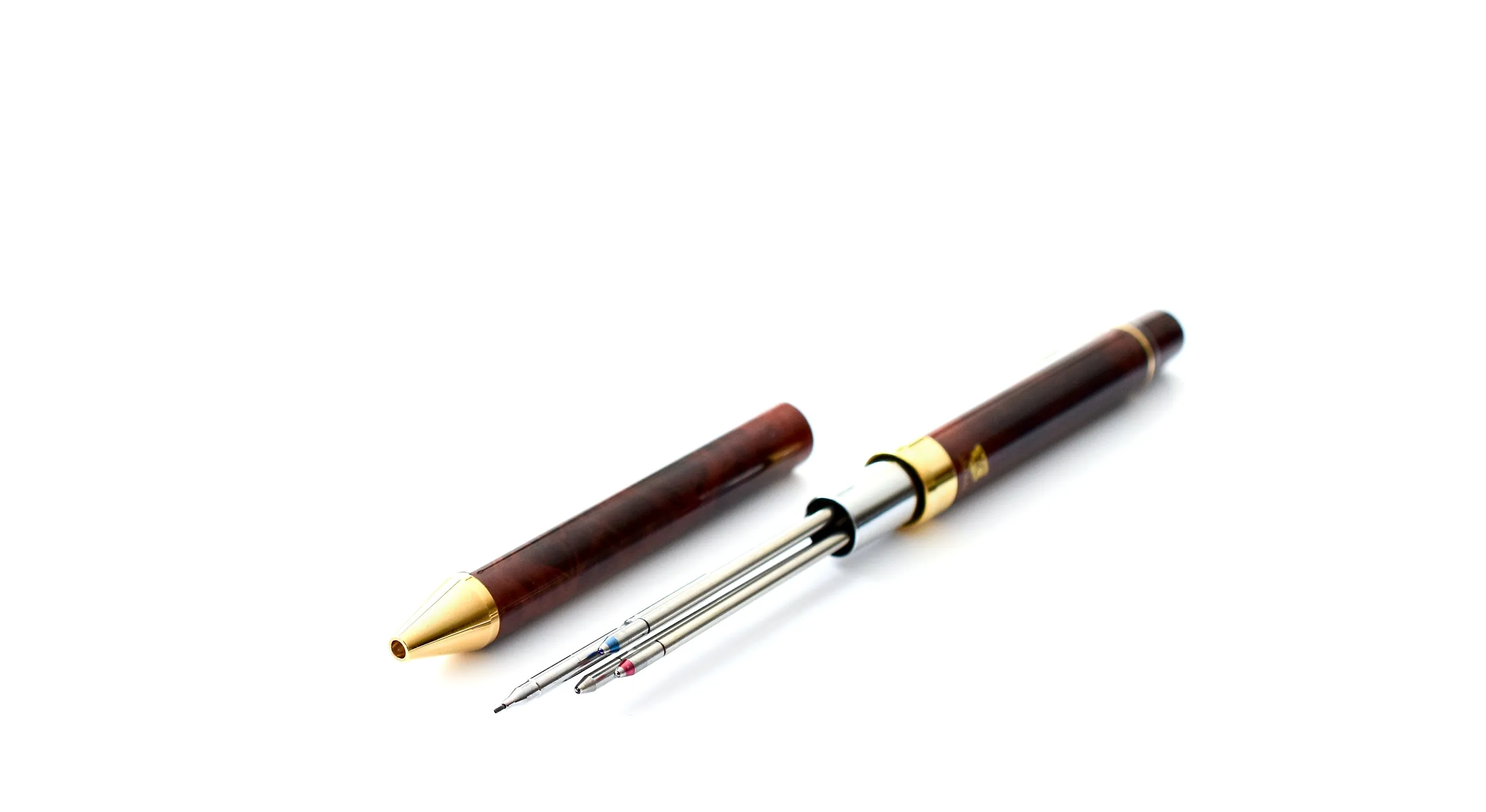 QuadPoint Twist Pen, Brown Marble (TP30BR)