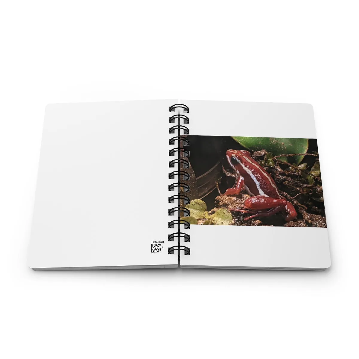 Red Frog Spiral Bound Journal