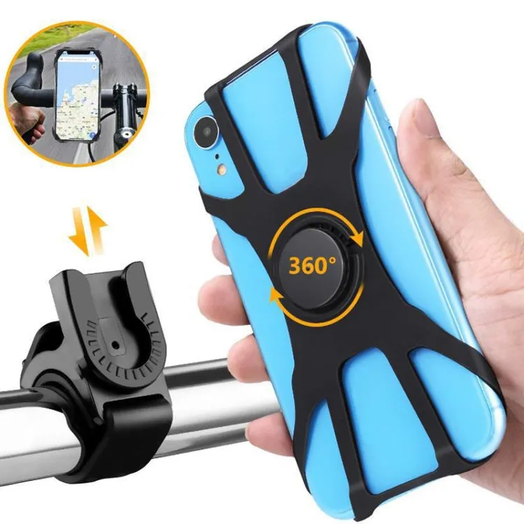 Removable Bicycle Cell Phone Holder For 4.5-7 Inch Phones, Specification: Eight Claws Black