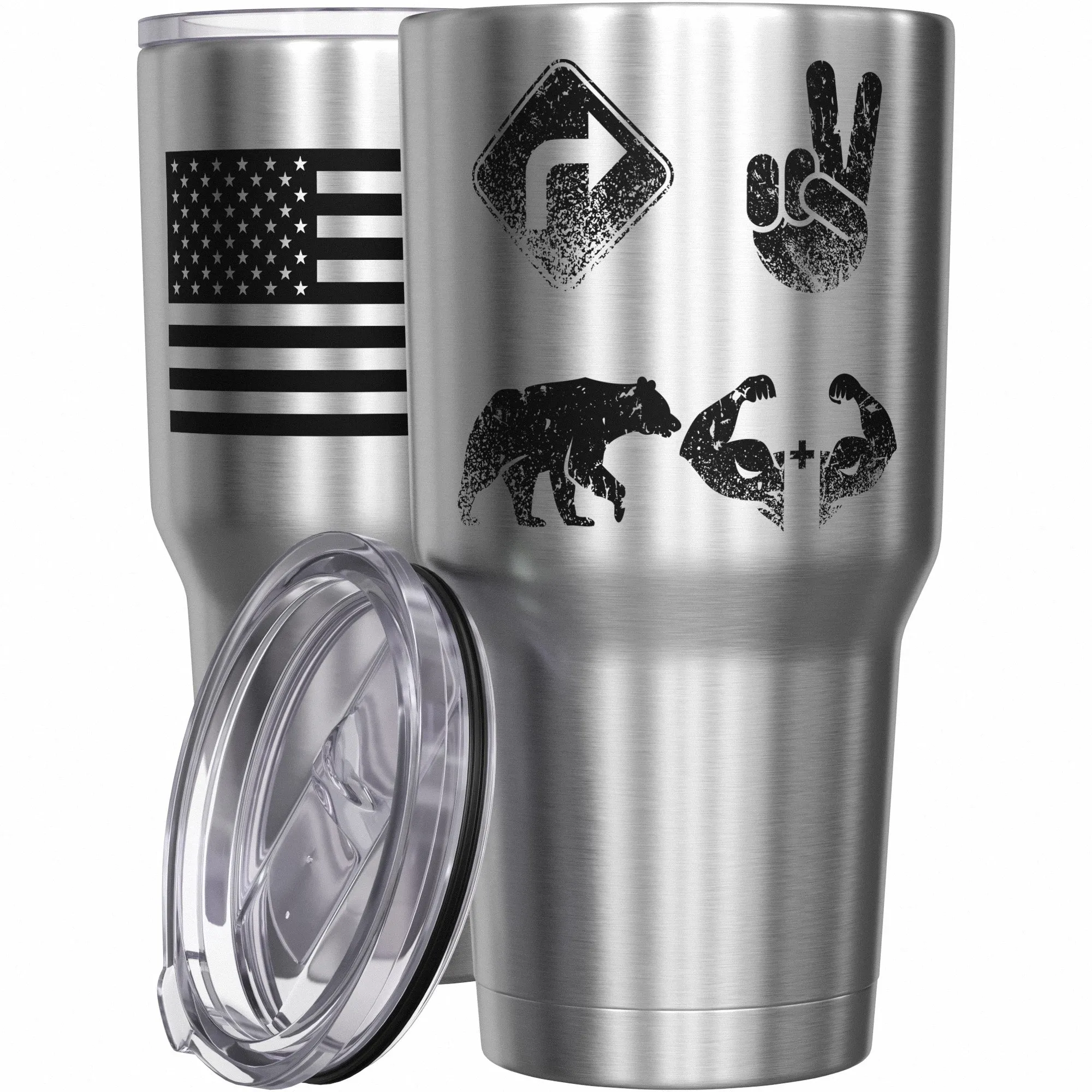 Right 2 Bear Arms Stainless Steel Tumbler