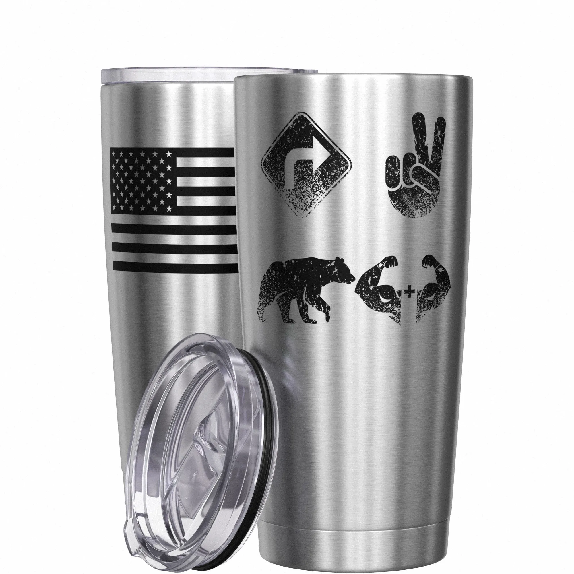 Right 2 Bear Arms Stainless Steel Tumbler