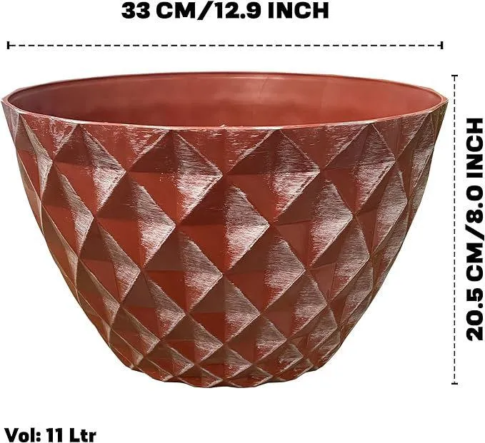 SG Traders™  Diamond Cut Planters