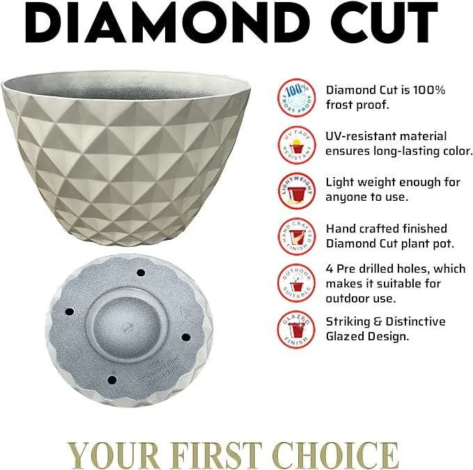 SG Traders™  Diamond Cut Planters