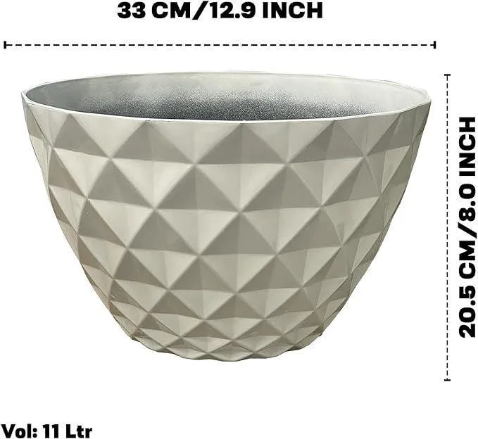 SG Traders™  Diamond Cut Planters