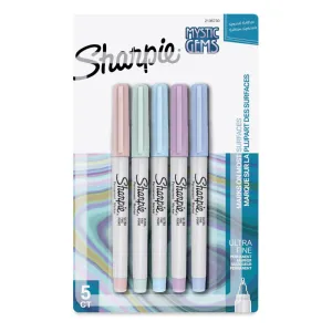 Sharpie Marker Set, Ultra Fine 5pk Mystic Gems