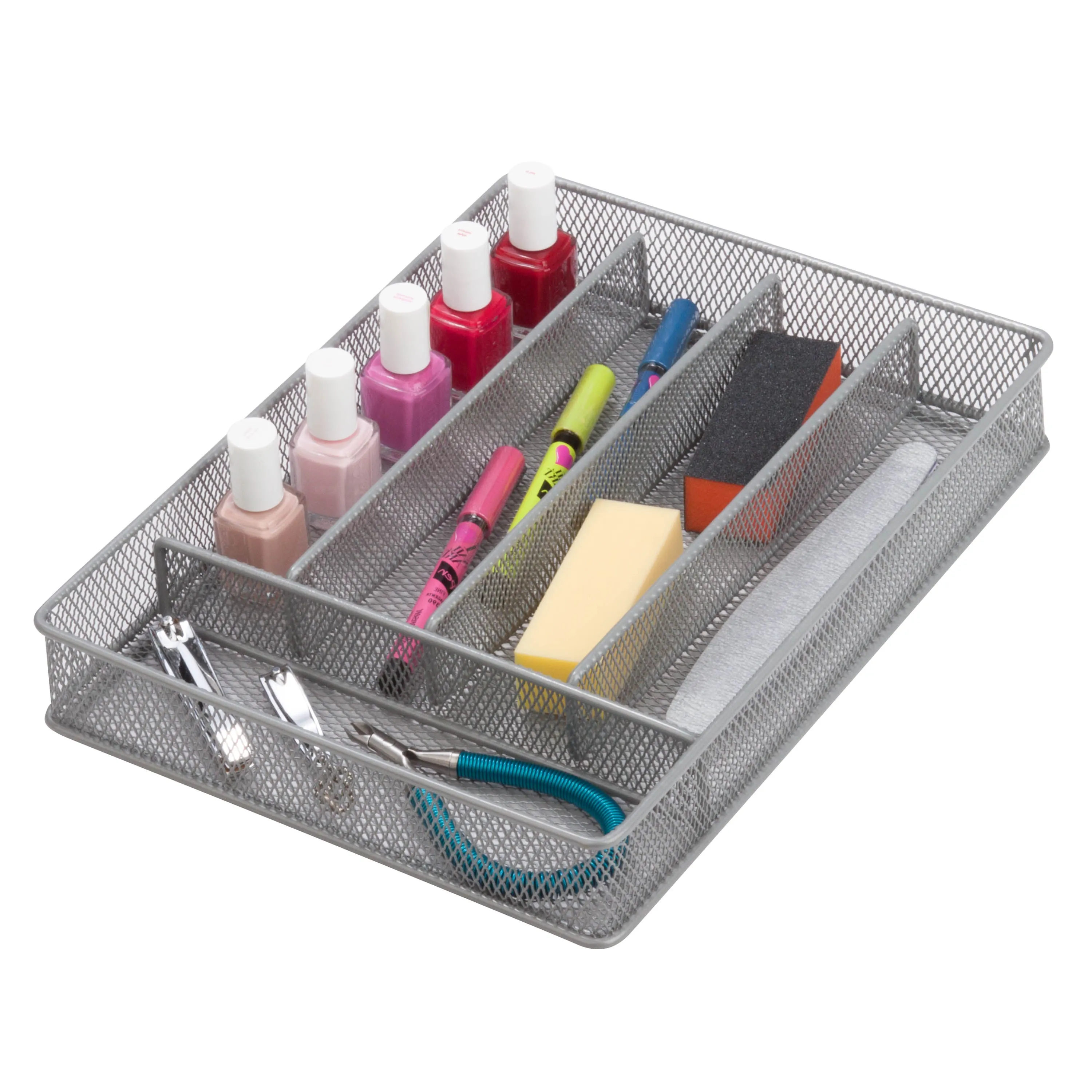 Silver Mesh 12'' x 9'' Drawer Organizer