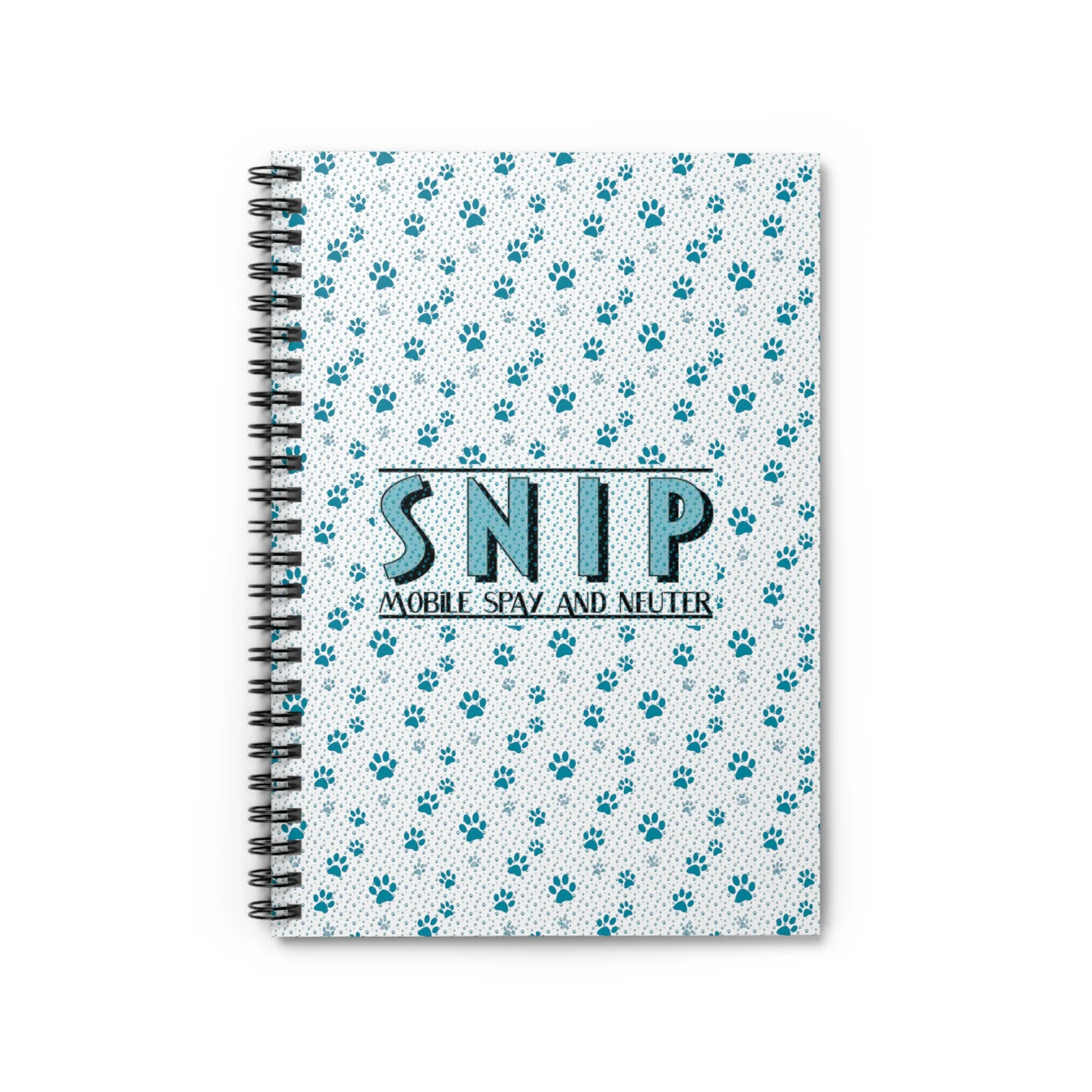 SNIP Paw - Spiral Notebook - Ruled Line