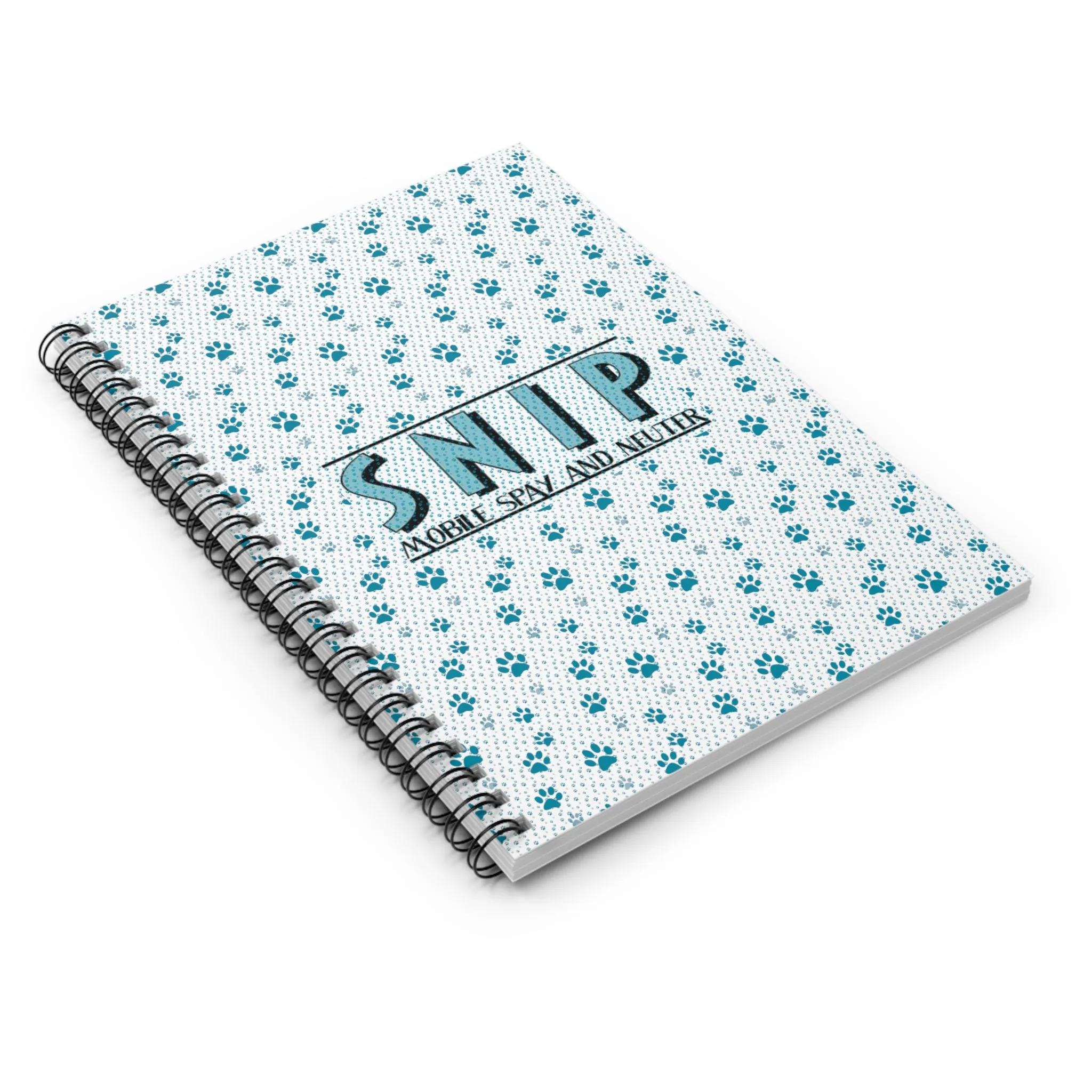 SNIP Paw - Spiral Notebook - Ruled Line