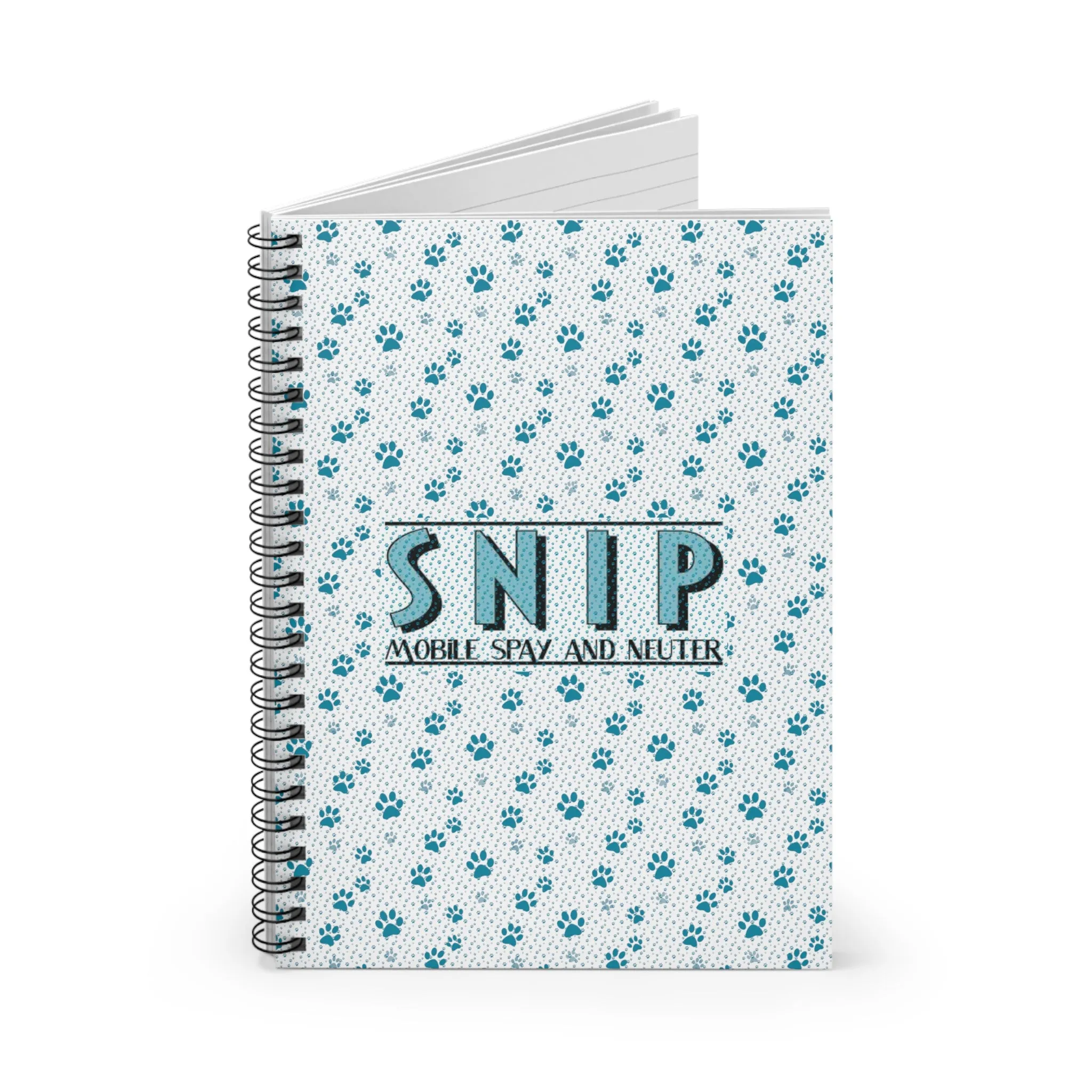 SNIP Paw - Spiral Notebook - Ruled Line