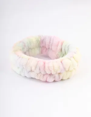 Tie Dye Fluffy Headband