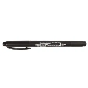 Tombow Mono Twin Marker, Dual Black Fine/Broad