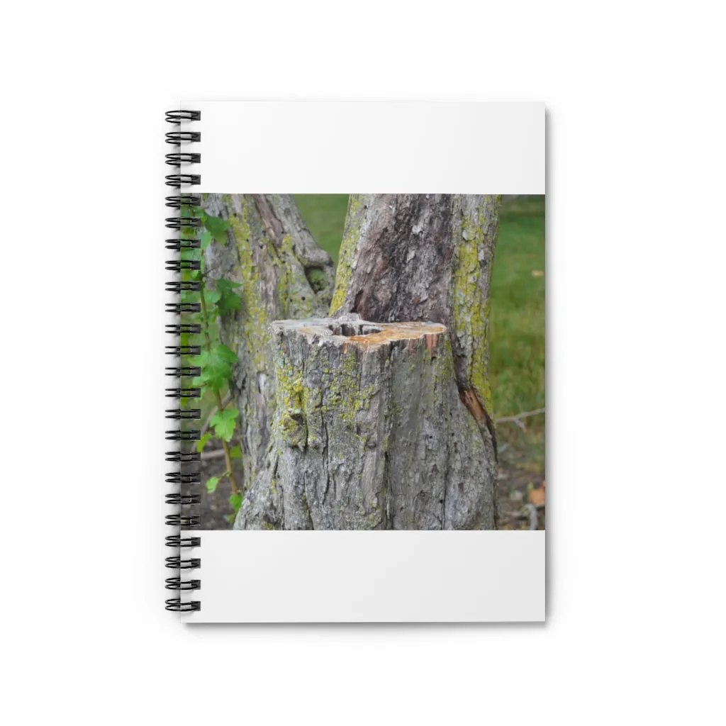 Tree Stump Spiral Notebook - Ruled Line