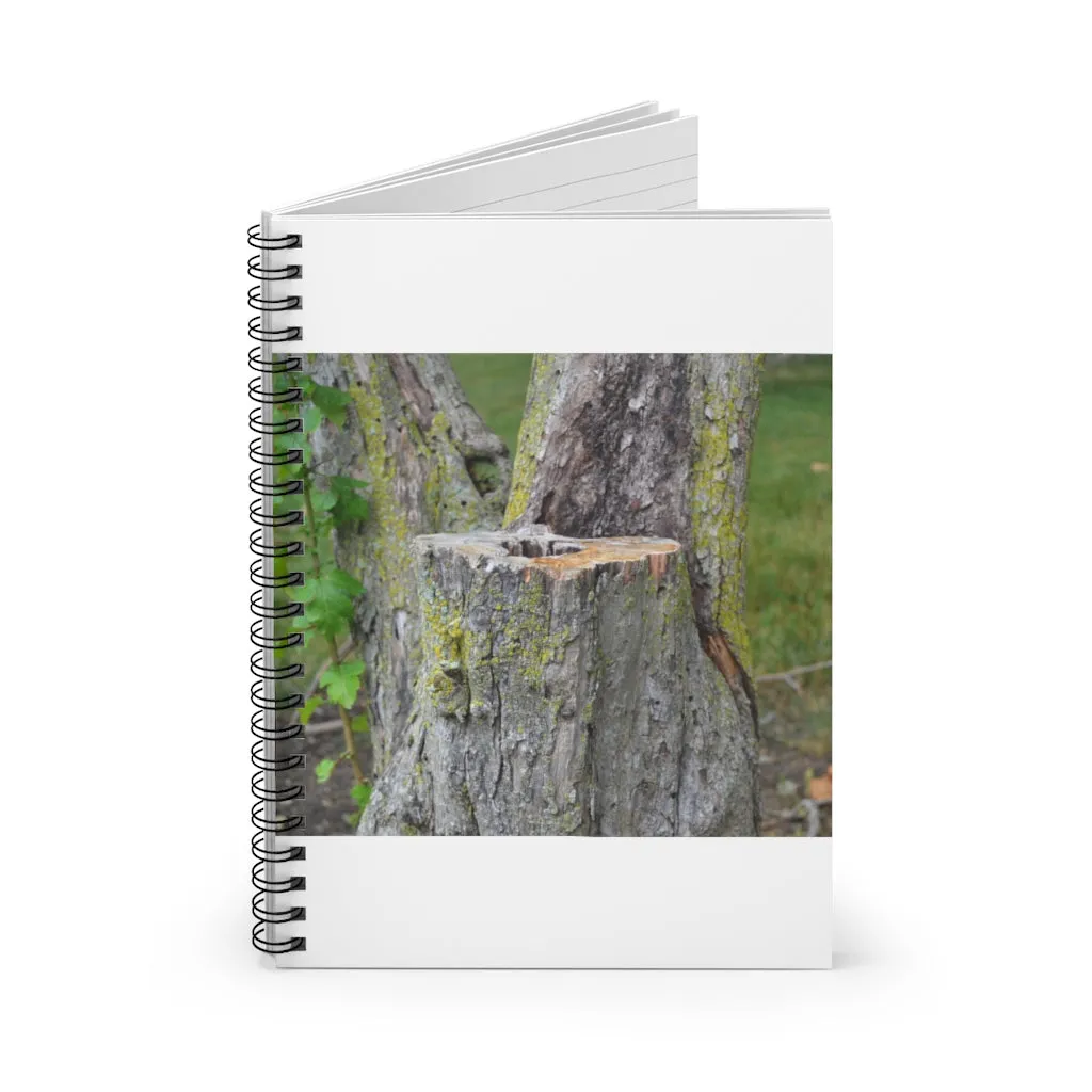 Tree Stump Spiral Notebook - Ruled Line