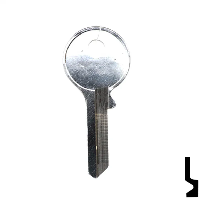 Uncut Key Blank | Clinton Padlocks | T67D