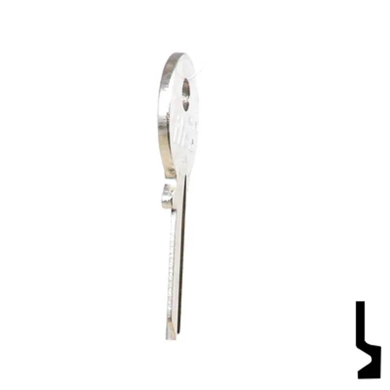 Uncut Key Blank | Clinton Padlocks | T67D