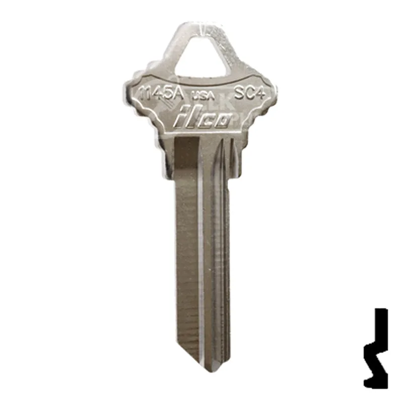 Uncut Key Blank | Schlage | 1145A, SC4