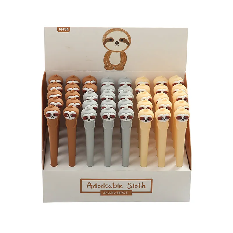 X 223832 ADORABLE SLOTH BUDDY GEL PEN-29