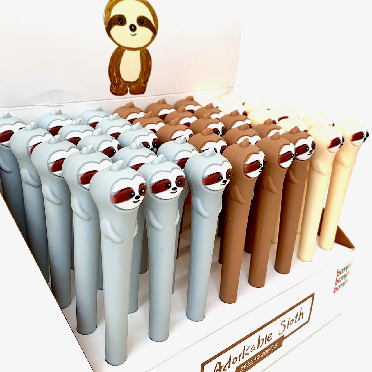 X 223832 ADORABLE SLOTH BUDDY GEL PEN-29