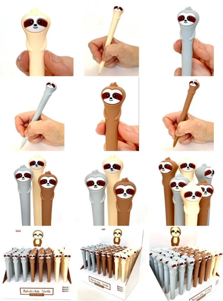 X 223832 ADORABLE SLOTH BUDDY GEL PEN-29