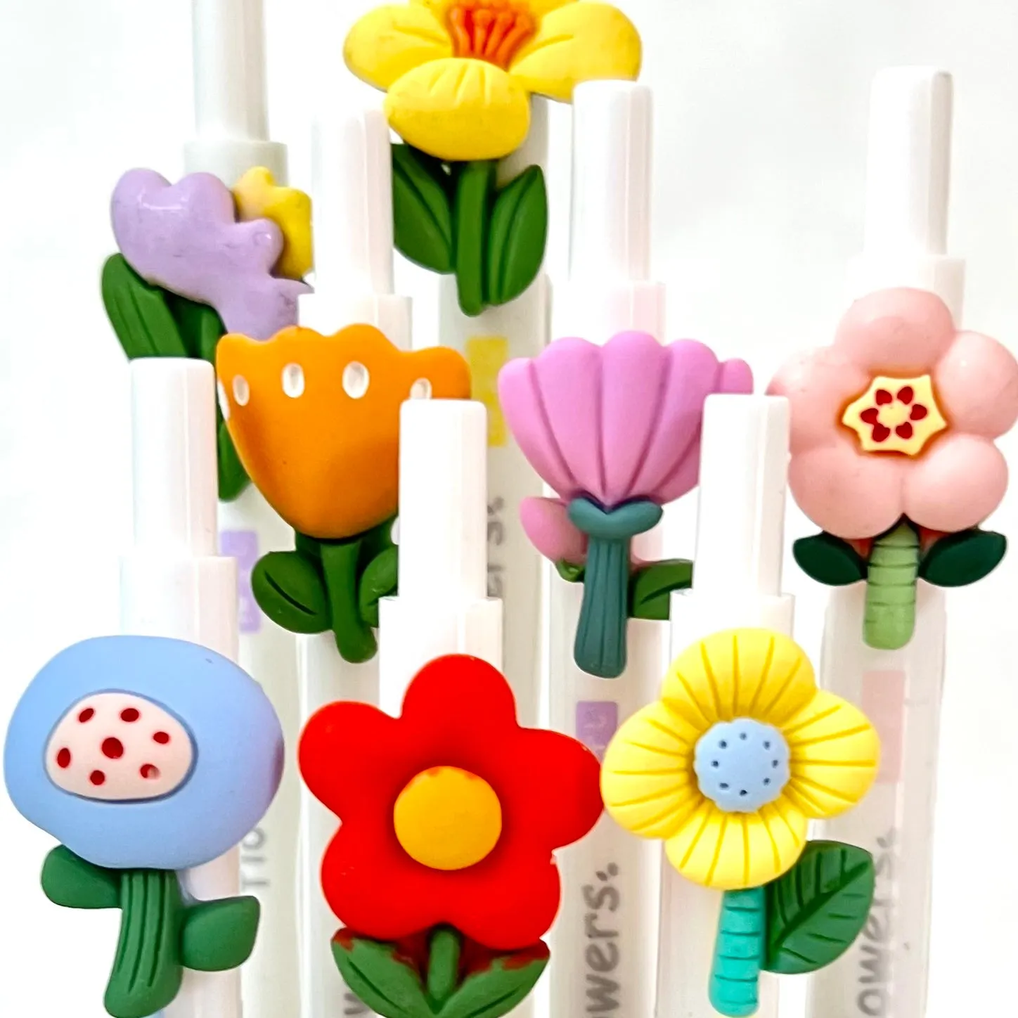 X 22523 FLOWER RETRACTABLE GEL PEN-DISCONTINUED