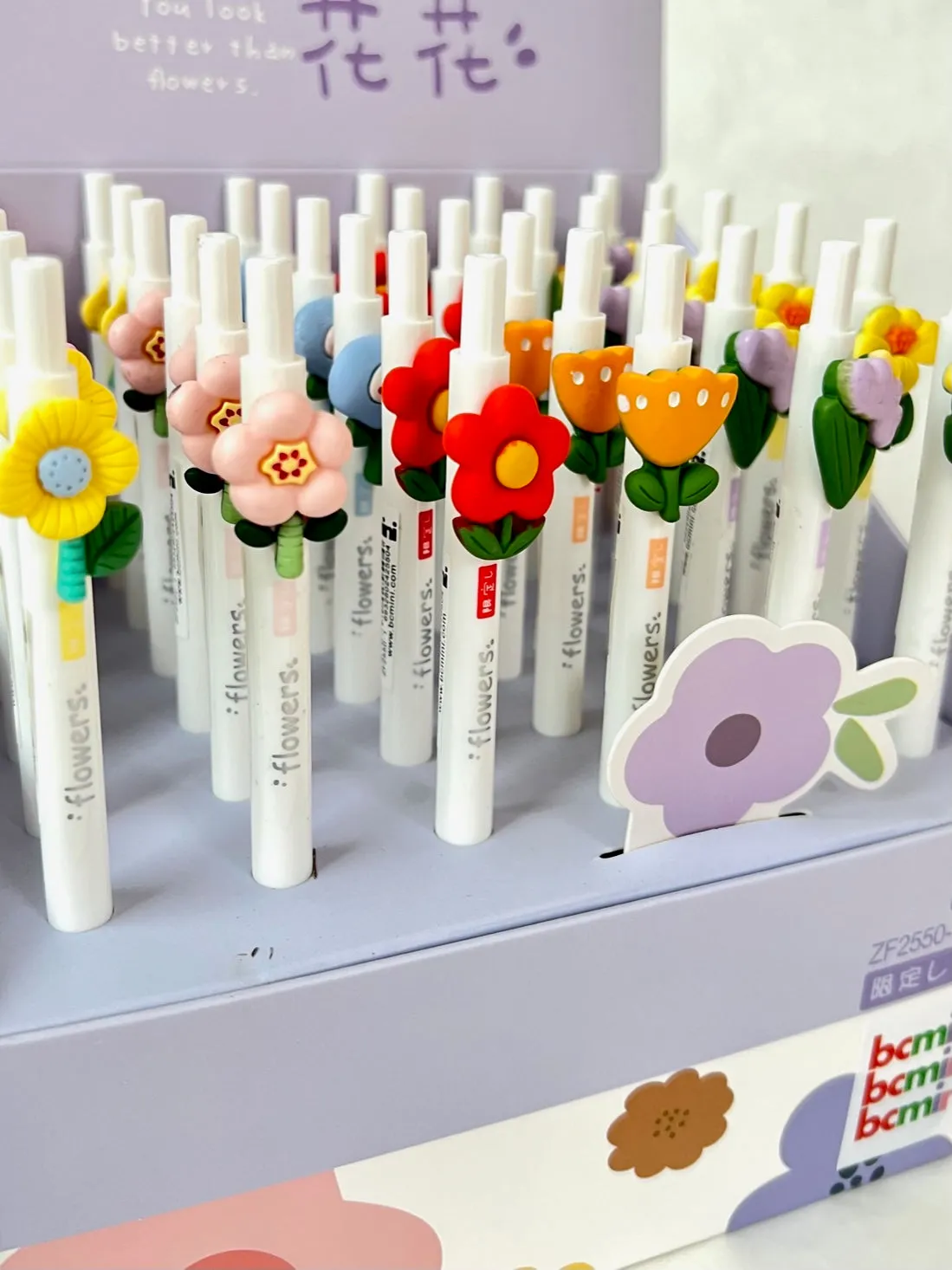 X 22523 FLOWER RETRACTABLE GEL PEN-DISCONTINUED