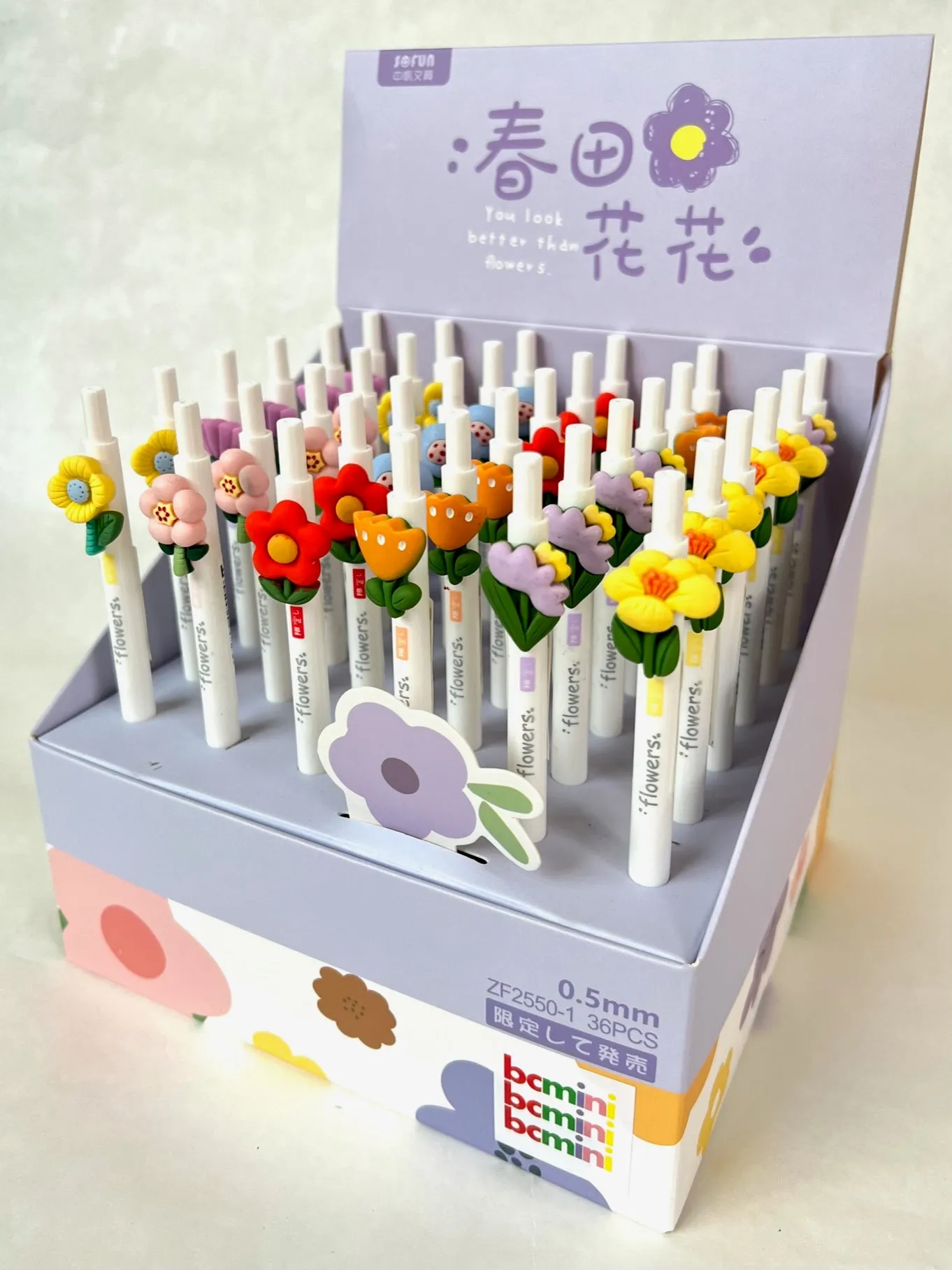 X 22523 FLOWER RETRACTABLE GEL PEN-DISCONTINUED