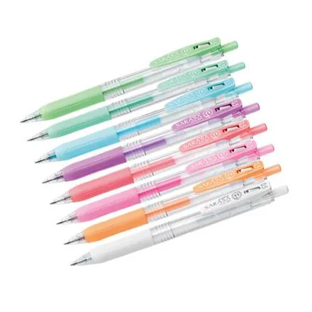 Zebra Sarasa Gel Milk Pen Set - 8pk