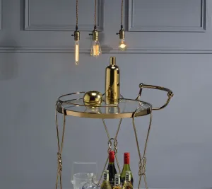 Zekera Champagne Serving Cart